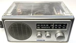 Sangean WR-1 Clear Thick Plexiglas Case Table Am/fm Radio Receiver Works Great. Fixed Price $49.00.