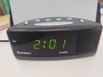 Advance Alarm Clock, Black, Led Display, Early 2000S Battery Backup. Fixed Price $8.99.