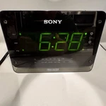 Sony ICF-C414 Dream Machine Alarm Clock Radio Green Led Tested. Fixed Price $19.99.