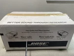 Bose Wave Radio Stereo Alarm Clock Am/fm/aux Model AWR1-1W Original Box Read. Fixed Price $315.00.