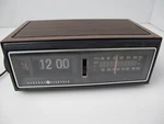 Vtg General Electric 7-4300F Flip Alarm *clock Not Works -radio. Fixed Price $35.00.