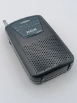 Vintage Rca RP7585A Portable 2 Band Radio Black Am/fm Tested Works. Fixed Price $9.99.