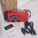 Esky Hand Crank Solar Radio Emergency Red Brand New With All Parts Tested. Fixed Price $19.07.