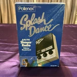 Vintage 1987 Pollenex Splash Dance Am/fm Shower Radio Model SR1 Waterproof. Fixed Price $35.00.