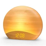 Reacher Sunrise Alarm Clock With Bluetooth Speaker & Fm Radio, Small, Wooden. Fixed Price $76.78.