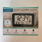 617-1270 Crosse Technology Atomic Digital Alarm Clock With Backlight Open Box. Fixed Price $17.00.