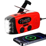Ironsnow Solar Emergency Hand Crank Weather Radio, Portable Self S, Red. Fixed Price $21.69.