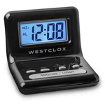 Westclox 0.8 Inch Black Lcd Digital Bedside Alarm Clock With Snooze Function. Fixed Price $19.39.