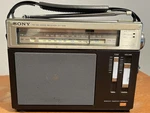 Vintage Sony Model ICF-S5W Fm/am 2BAND Solid State Radio Receiver Tested Working. Fixed Price $75.00.
