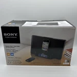 Sony ICF-CS15IP Dream Machine Speaker Dock Clock Radio New Unused Complete. Fixed Price $80.00.