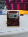 Seiko Vtg Quartz Digital Travel Folding Alarm Clock Dual Time EK202B Base Metal. Fixed Price $24.99.