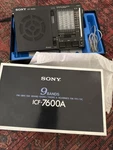 Sony Icf 7600A Fm/mw/sw 9 Band Receiver Vintage Radio Mint Box. Fixed Price $179.00.