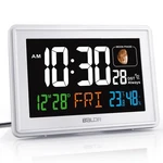 Baldr Atomic Clocks For Bedrooms Digital Large Display - White Desk. Fixed Price $33.31.