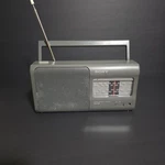 Sony ICF-38 Portable Am/fm Radio Gray Vintage Fully Tested Takes 4-AA'S. Fixed Price $14.99.