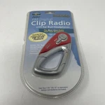 Innovage Outdoor Fm Digital Clip Radio W/ear Bud Headphones & Led Light Red. Fixed Price $19.49.