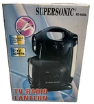 Supersonic FC-9500L Portable Tv Radio Lantern Emergency Flashlight 5" Screen. Fixed Price $64.95.