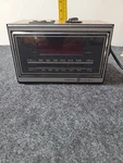 Vintage 1971 7-4620A General Electric Teak Wood Grain Radio Alarm Clock Seka. Fixed Price $11.99.