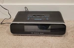 The Sharper Image EC-B145 Ipod/iphone Alarm Clock Dock. Fixed Price $16.00.