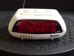 Advance Digital Alarm Clock 3137/3138 White Works Fine Led. Fixed Price $10.99.