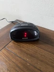 Sharp Digital Alarm Clock Black Led Display Snooze Powered Modern. Fixed Price $12.90.