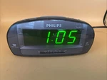 Philips AJ3540/37 Large Display Digital Am/fm Alarm Clock Radio, Gray - Working. Fixed Price $14.99.