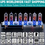 Nixie Tubes Clock IN-14 Arduino Shield NCS314 With Sockets Fast Shipping 3-5DAYS. Fixed Price $118.96.