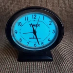 Vintage Timex Indiglo Blue Night Light Analog Alarm Clock Working. Fixed Price $29.00.