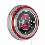Ohio State University Black Retro Neon Analog Wall Clock With Pull Chain Osu. Fixed Price $89.99.