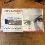 Sylvania Am/fm Clock Radio Scr 1336. Fixed Price $39.00.