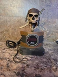 Disney Pirates Of The Caribbean Talking Skull Alarm Clock Radio - Vg Condition. Fixed Price $58.67.