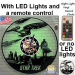 Star Trek Discovery Vinyl Record Wall Clock W/wo Led Back Light Dvd Shirt Art.. Fixed Price $34.85.