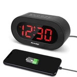 Reacher Led Digital Alarm Clock With Simple Small, Black+red. Fixed Price $25.99.