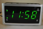 Onn Digital Clock Radio Alarm- Tested Working. Fixed Price $12.88.