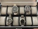 Seiko And Invicta Four Watch Collection With Collectible 12 Display Box. Fixed Price $300.00.