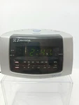 Emerson CK5050 Silver Dual Alarm Clock Am / Fm Radio With Snooze. Fixed Price $34.99.