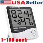 Thermometer Indoor Digital Lcd Hygrometer Temperature Humidity Alarm Clock. Fixed Price $326.59.