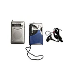 Dual Am/fm Portable Radios Headphones Kaito KA-802 Silver & Blue Compact Works. Fixed Price $22.49.