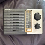 Vintage Sony ICF-F10 Am Fm 2 Band Portable Battery Transistor Radio 100% Working. Fixed Price $89.00.