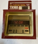 Vintage Spartus All Purpose Digital Timer And Alarm Clock. Fixed Price $99.95.
