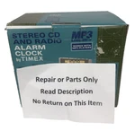 Timex T609 Stereo Cd Dual Alarm Clock Radio MP3 Audio Tuning Doesn't Work. Fixed Price $8.26.