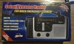 Emergency Solar Dynamo Radio Fm Weather Band Shortwave Crand Charged. Fixed Price $30.00.