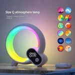 Creative Q Light Analog Sunrise Digital Display Alarm Clock Bluetooth Audio Inte. Fixed Price $127.56.
