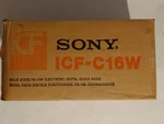Vintage( Empty Box Only )for Sony Model ICF-C16W Fm/am Elec. Digital Clock Radio. Fixed Price $19.59.