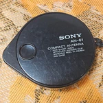 Sony AN-61 Compact Antenna Short Wave Hanger Clip Reel-in Carrying Case. Fixed Price $8.69.
