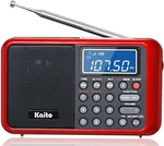 Kaito KA108 Am Fm Shortwave Radio With MP3 Player And Recorder - Red. Fixed Price $34.99.