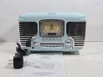Crosley Corsair CR612B-AB Bluetooth Cd Player Am/fm Tabletop Radio Aqua. Fixed Price $69.00.