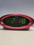 Timex T233R Nature Sounds Alarm Clock Radio Red Dual Tested Works. Fixed Price $28.00.