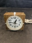 Vintage 1970'S Timex Electric Travel Alarm Clock Model 7417 4A, Faux Wood Design. Fixed Price $45.00.