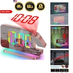 Projection Alarm Clock Digital Led Mirror Ceiling Wall Rgb Night Light Usb .... Fixed Price $43.98.
