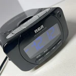 Rca Cd Clock Radio Alarm Aux Blue Led Display RP5600B Tested. Fixed Price $18.88.